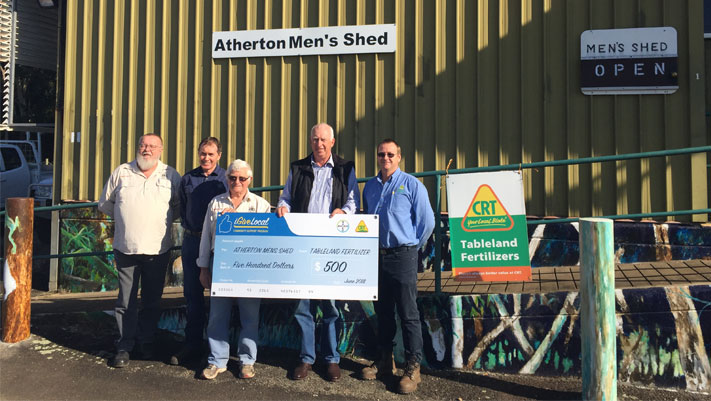 Atherton Mens Shed welcomes donation