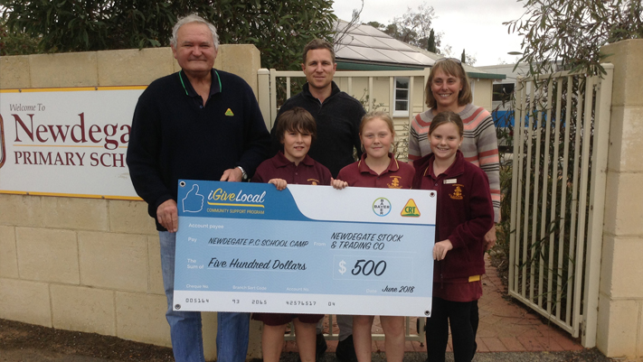 Donation for Newdegate School Camp