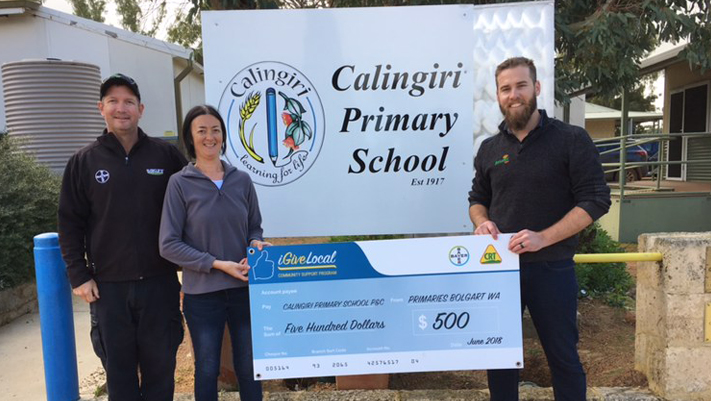 Donation helps Calingiri kids