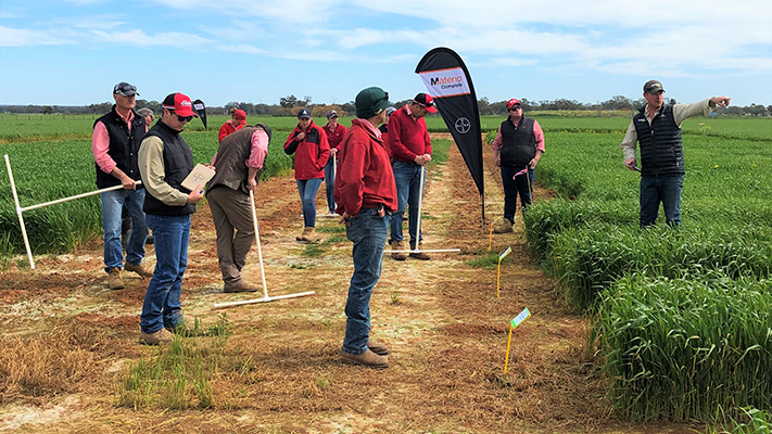 Gus MacLennan showing trials
