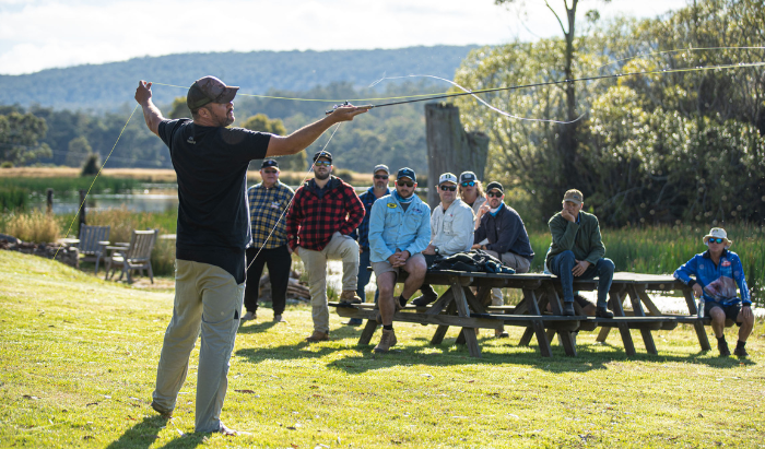 Matt Tripet, from The Fly Program, gives a crash course on fly fishing.